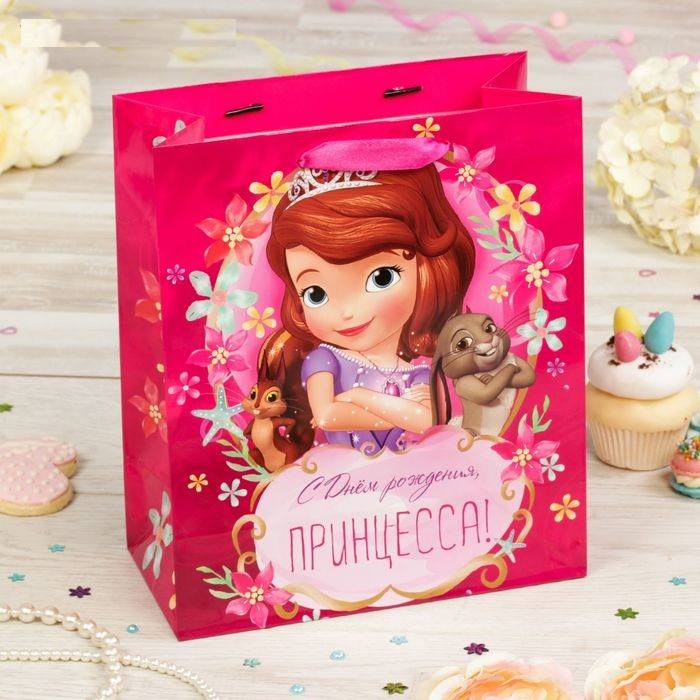 Пакет подарочный "СДР Принцесса, София Прекрасная", 18*23*10см