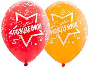 B14"/35см с Рис. СДР Звезды Серпантин, 5ст, кристалл, асс, 25шт.