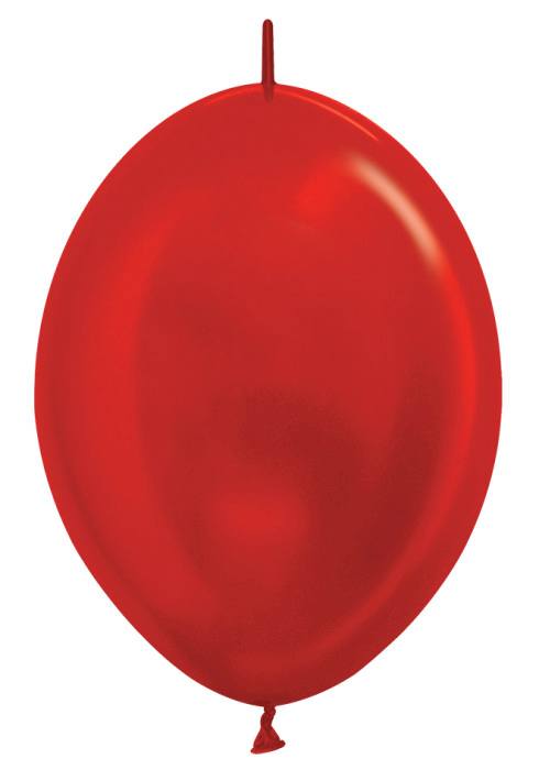 S12"/30см Шар Linking Металлик Красный (Red),100шт /512515