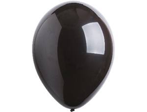 Э12"/30см Пастель ЧЕРНЫЙ (Jet Black), 50шт
