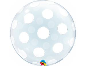 Q BUBBLE с рис Горошек крупный, 22"/55см /1202-2335