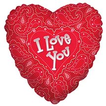 K18"/45см Сердце ILY Сердечки Орнамент /025908