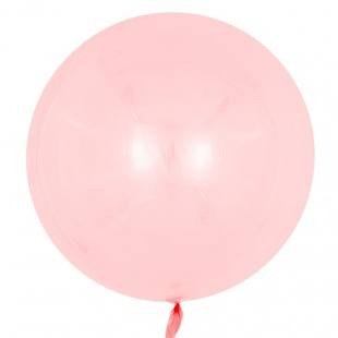 CN 3D СФЕРА Б/РИС, Deco Bubble, Кристалл Красный, 18''/45см