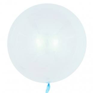 CN 3D СФЕРА Б/РИС, Deco Bubble, Кристалл Голубой, 18''/45см