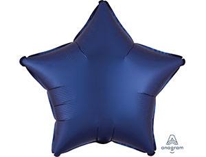 A19"/48см Звезда Сатин Синий (Dark Blue) /399623