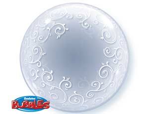 Q BUBBLE с рис Узор филигранный, 24"/60см /136938