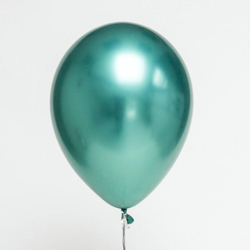 Q11"/28см Хром ЗЕЛЕНЫЙ (Green), 25шт 