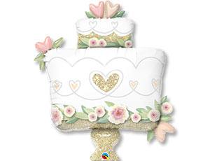 Q Фигура Торт свадебный блеск, 41"