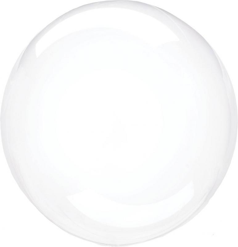 CN 3D СФЕРА Б/РИС, Deco Bubble Прозрачный, 10''/25см /190086