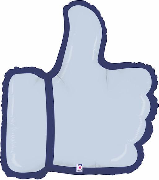 GR Фигура Палец большой вверх, Лайк, #Like, 28''/71см