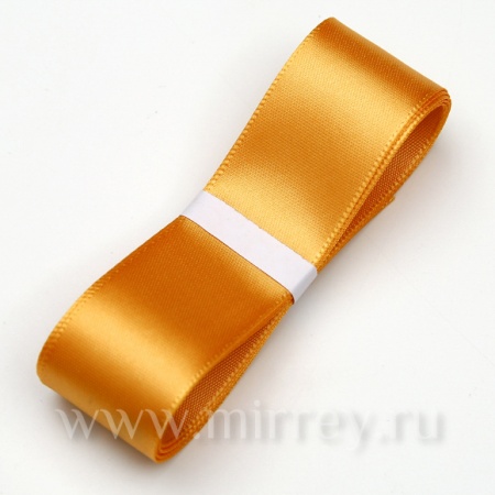 Лента Атлас Мандарин 2,5см*41,15м. 