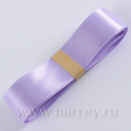 Лента Атлас Лавандовый 2,5см*41,15м. полиэстер