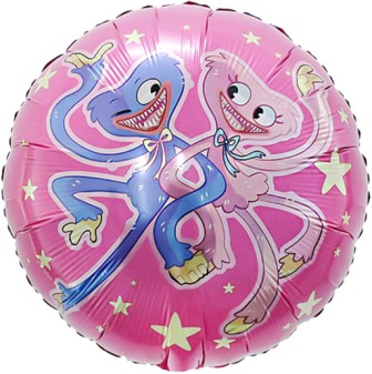 CN 18"/45см Круг Зубастики, Розовый