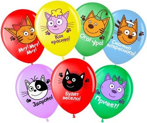 МЛ12"/30см с рис. Три Кота, Играем вместе, асс, 1ст, паст, 25шт.