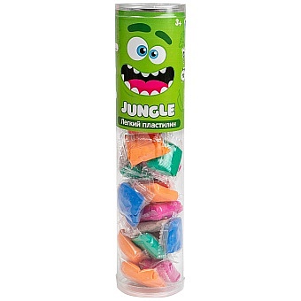 Пластилин Легкий, Crazy Clay, набор Jungle (max), 72 г.
