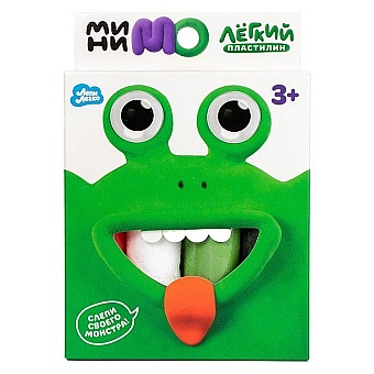 Пластилин Легкий, МиниМО Момик, 4цвета, 40г