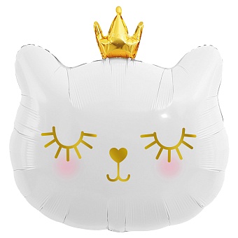 CN Фигура Мини Котенок Принцесса, Белый (11''/28 см) 