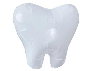 CN Фигура Зубик, Белый, в уп., 20''/51см /1207-5734