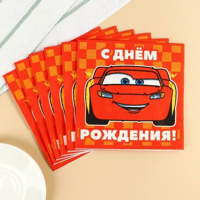 Салфетки "СДР Тачки", 33*33см, 20шт