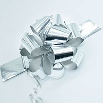 Бант шар 3см Металлик Серебро