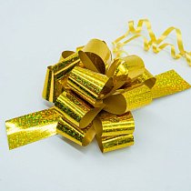 Бант шар 3см Голография Золото