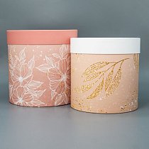 Коробка Цилиндр "Волшебный Дебют" 16*16*15см