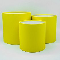 Коробка Цилиндр без крышки Подсолнух, 16*16*16см