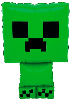 CN Фигура Пиксельный монстр, Зеленый (26"/66см) 