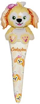 CN Фигура Шар с клапаном (20''/51 см) Мини Собачка с бантиком