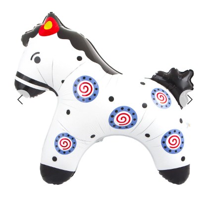CN Фигура Лошадка дымковские узоры, 39"/99см