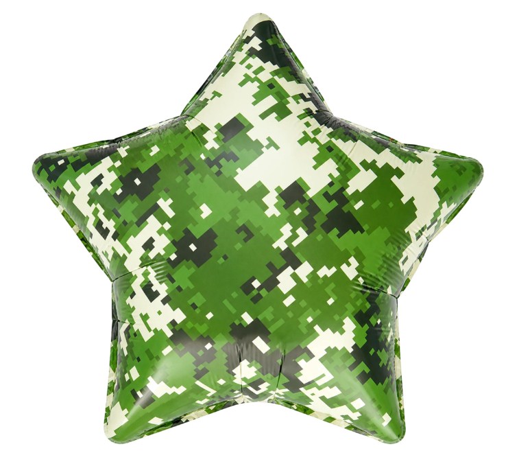 CN 18"/45см Звезда Пиксели Камуфляж